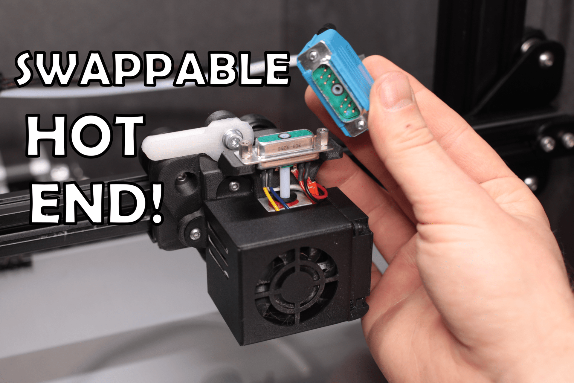 Swappable hot end for Creality CR-10