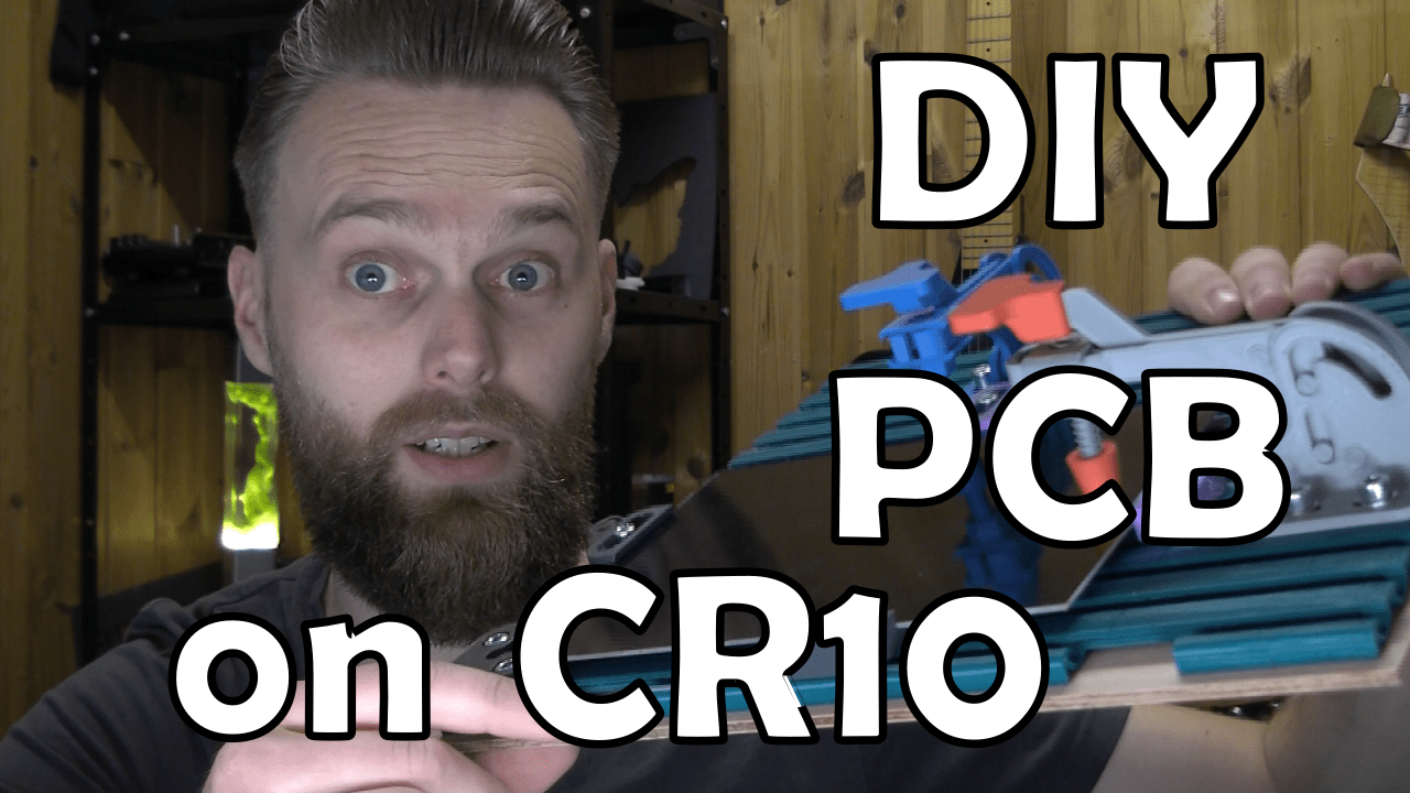 DIY PCB on Creality 3D printer