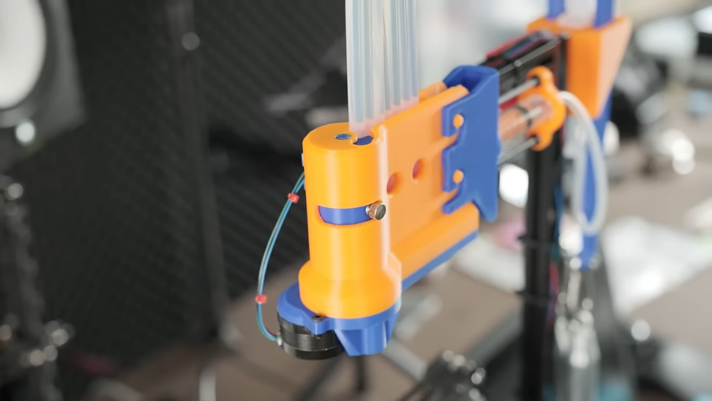 3D printer hot glue stick feeding mechanism